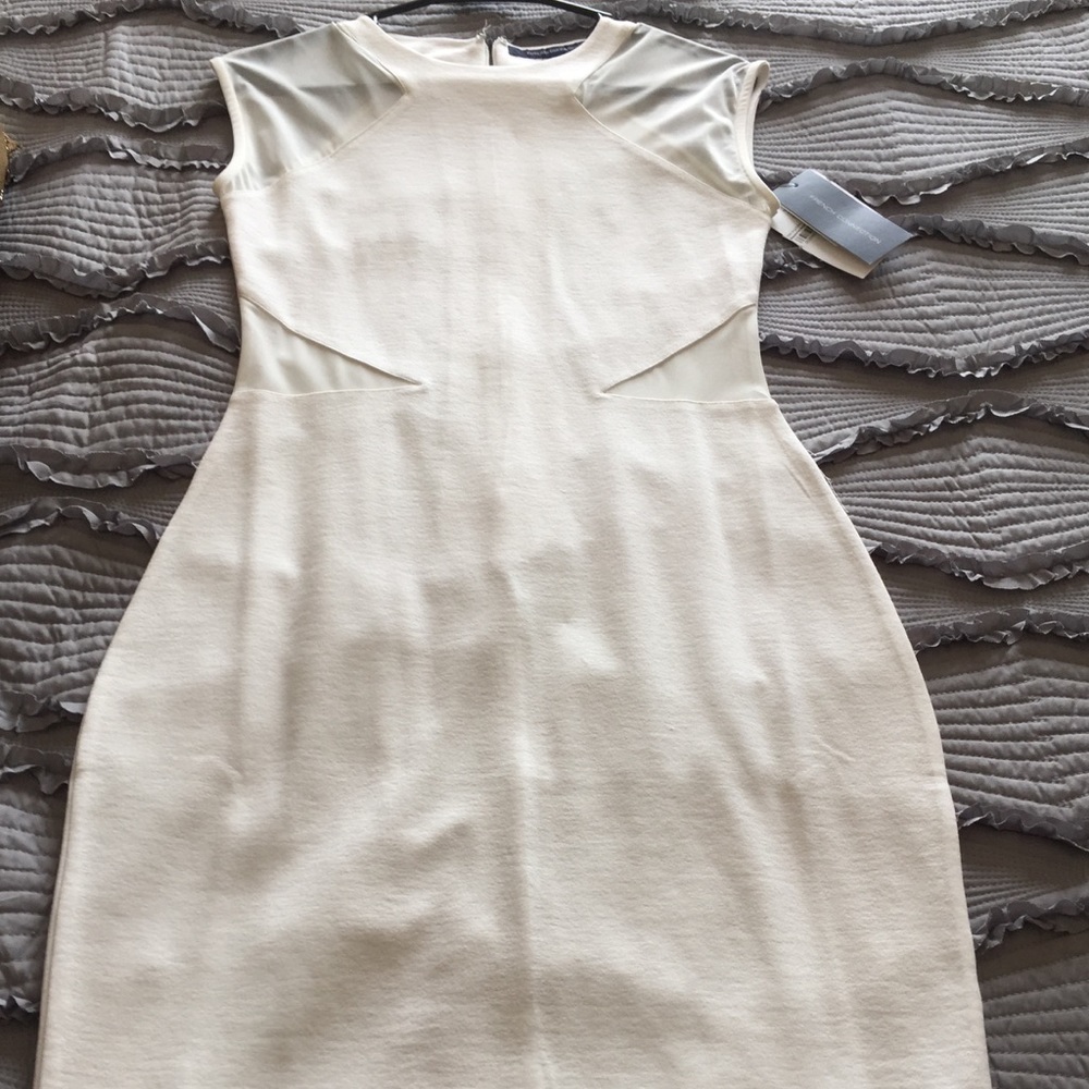 French Connection Cream Dress